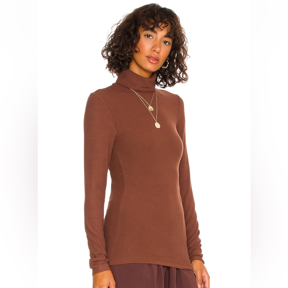 Brown turtleneck